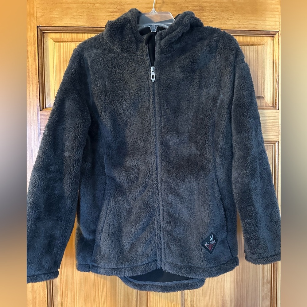 New with tags Spyder fleece with hood